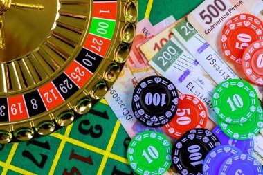 Virtual Sports event display on matrix slot showing game information and match details